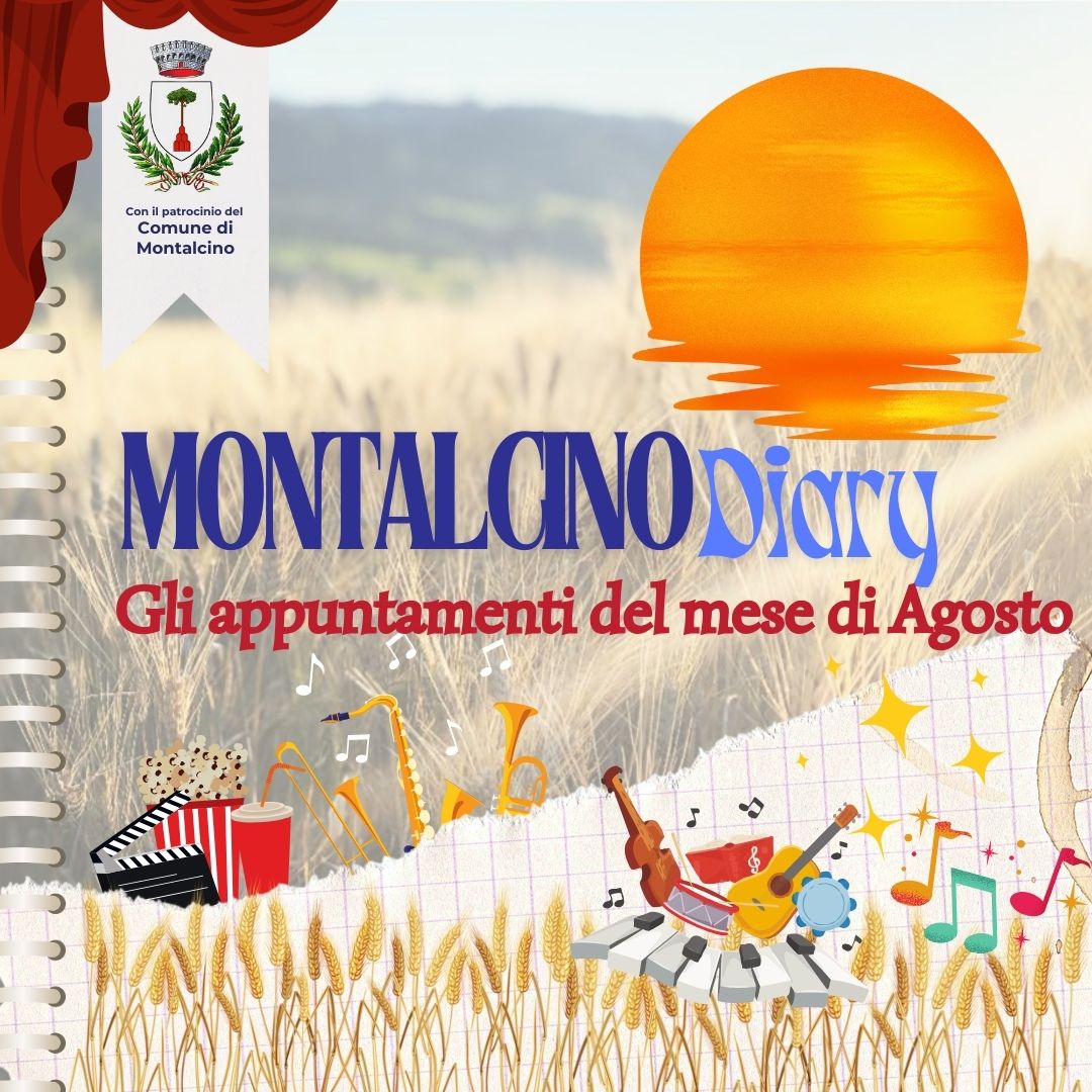 Il programma degli eventi del mese di Agosto del Comune di Montalcino