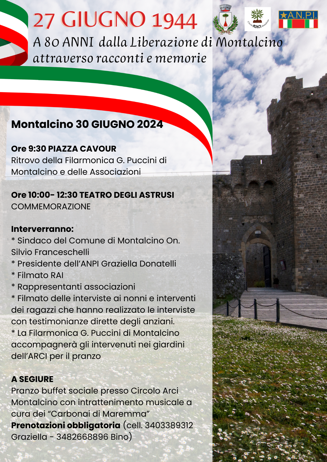 27 Giugno 1944: A 80 Anni dalla Liberazione di Montalcino